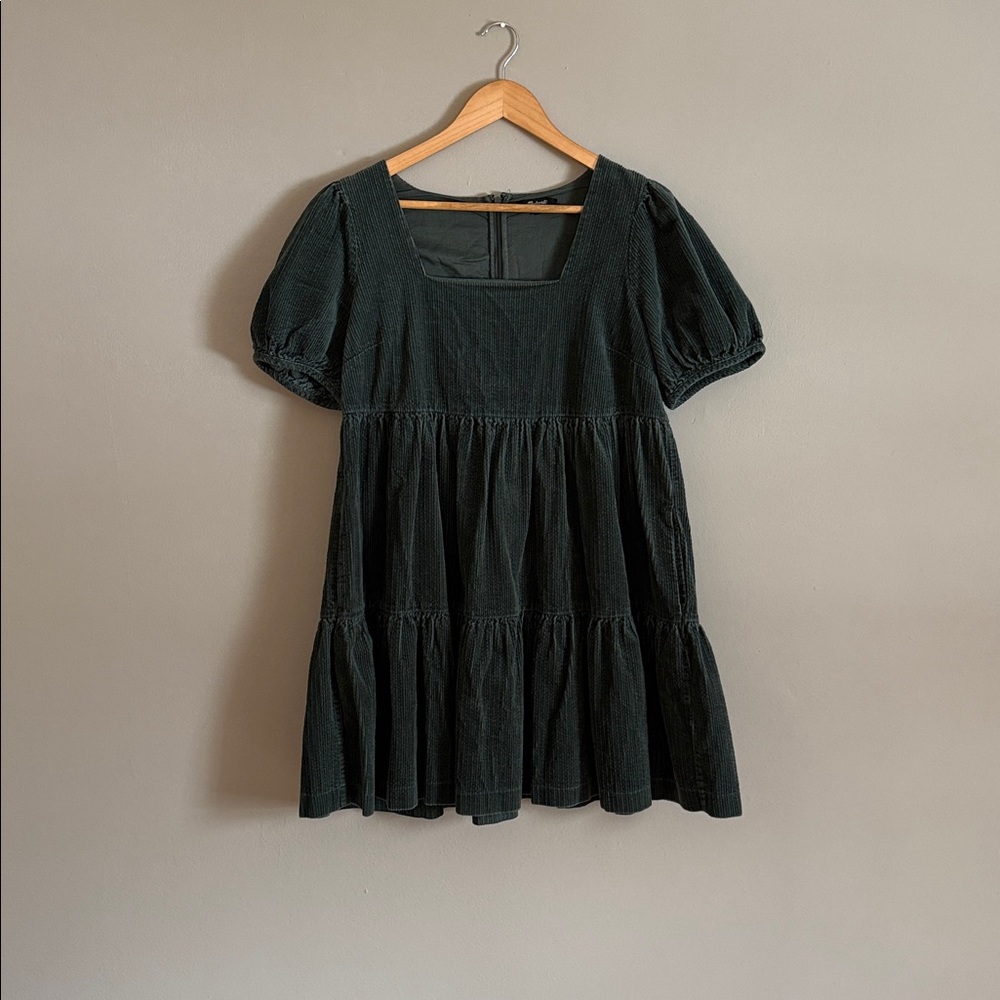 Madewell Dark Green Mini Dress Size 8